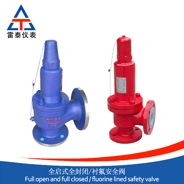 A42 fluorine lined safety valve